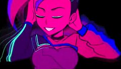 Moikaloop performs intense sexy dance in hentai