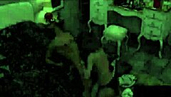 wife rides her stepmother in cowgirl position during game night