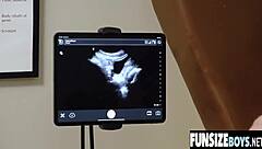 Doctor checks big cock in tight ass boy at hospital