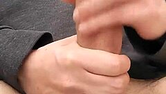 Skinny amateur masturbates outdoors near neighbor's view