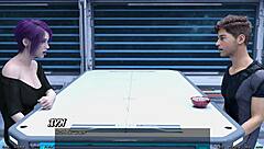 stranded in space, emo girl gets flirty