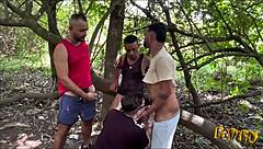 Thick Cocks Sucked In Forest Orgy