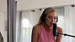 curvaceous blonde blake blossom rides silver-haired stud mike mancinis hard cock