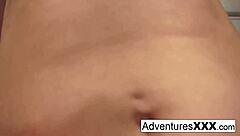 Hope Boldly Takes Massive Cock In Intense Blowjob Session