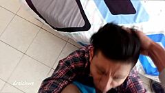 Gay Casero's rich blowjob scene with amateur and hetero action