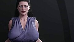 Futa action in 3D game-like anal sex scenes