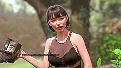 Big ass stepsis gets double penetration in 3D hentai