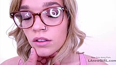 Blonde bombshell gets caught up in steamy photoshoot