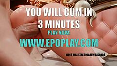 A big dick in a small pussy in an animated porn video