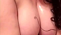 i watched my curvy girlfriend shaving her legs and pussy in the bath, her tits glistening as she prepared for our intimate moment.