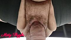 BBW Stepmom Uses Toys for Pussy Stretching Massage