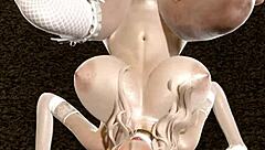 First-time sex with a blonde nun in an animated porn movie