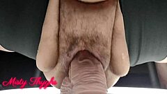 BBW Stepmom Uses Toys for Pussy Stretching Massage