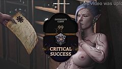 Futa action in 3D game-like anal sex scenes