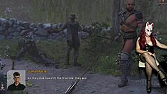 in steps of debauchery, roleplay with stockings