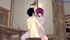 Eula and rosaria fuck venti intensely!