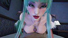 A succubus seduces in this uncut 3D hentai