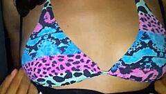 Want to fuck the horny neighbor on the pool stairs?