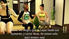 The grandfather's new girlfriend