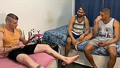 called two friends to smoke hookah session