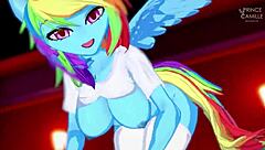 Rainbow Dash Wants You to Ride Her After Groping