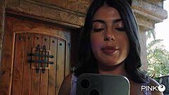 Elena, take that Italian cock while the American joins for DP.