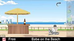 hey babe, want to see some erotic hentai on the beach?