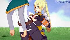 darkness and kazuma satou intense sex konosuba hentai