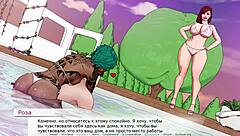 Beautiful women with great assets in a hot anime game with cum scenes