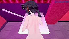 grace howard in intense scene from zenless zone zero hentai