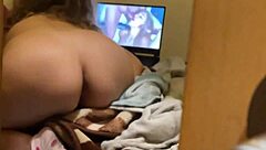 i caught my stepsister watching a gangbang porn video with double penetration