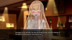 Aya Bent Over for Doggystyle Blowjob with Big Cock in Anime Cartoon