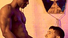 black hunk claims white ass in interracial domination