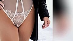 Gilf showing her new sexy New Year's Eve party outfit with dirty talk