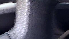 Risking a cumshot and asking questions to an unknown beauty