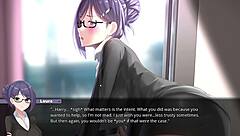 Hentai game with big tits and ass worship