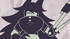 Detailed banging scenes with miss circle in group hentai cartoon game featuring anime characters