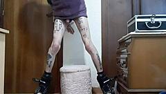 melvin oficial gay español solo masturbating on skates suggestively.