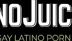 Blonde gay dimitry rides hairy latin diego's cock until explosion