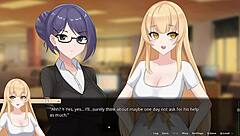 Aya Bent Over for Doggystyle Blowjob with Big Cock in Anime Cartoon