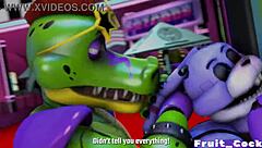 Gay cock in FNAF credit fruit scene