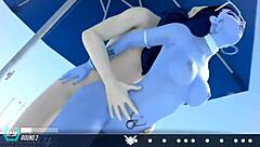 3D animated Overwatch jerk-off game with Hentai characters