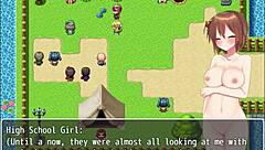 Naked reincarnation of a girl in public and outdoor scenes