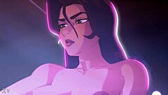 Damn, that's so exciting watching this public outdoor hentai cartoon anime adventure