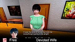 2D animated hentai with a loyal wife and an animated movie