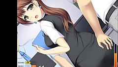 3D animated threesome with cute girls and big tits