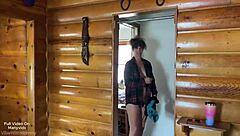 I rub my clit on stranger's balls.