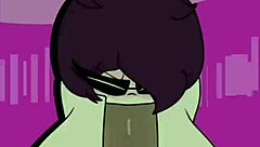 Group video of animated porn with video game characters