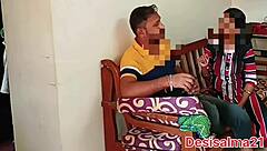 Old Indian husband and friend indulge in rough sex