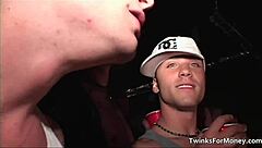 Two gay twinks sucking hard dicks in hardcore action.